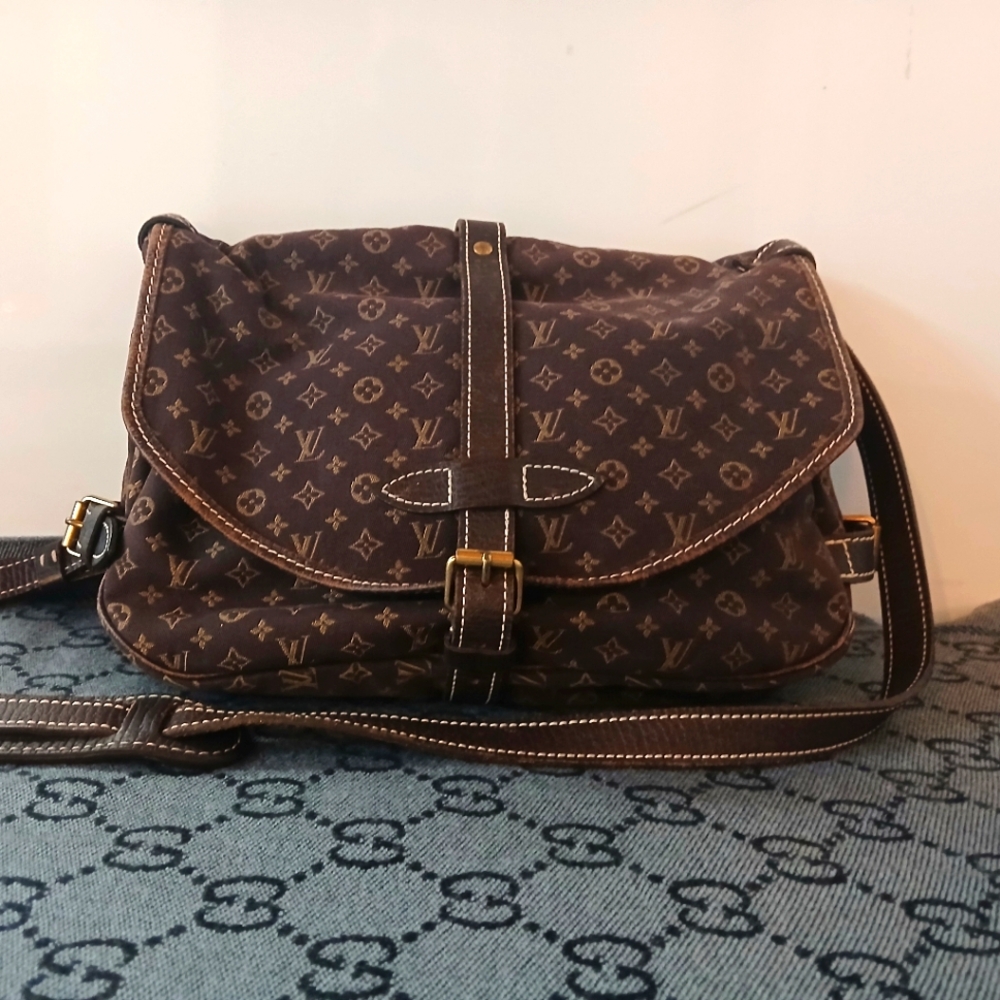 Louis Vuitton Brown Mini Lin Bag